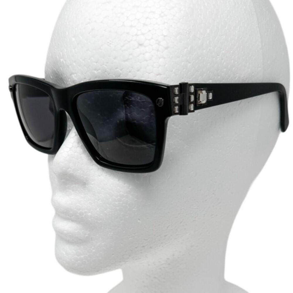 Lanvin Square Jeweled Sunglasses w/ case black SNL 511S